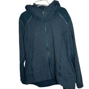Athleta Navy Stronger Hoodie Sweatshirt. Size 2X.